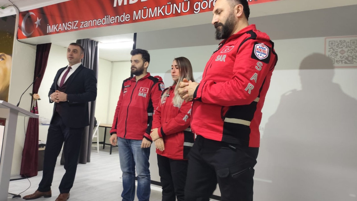 SAR ARAMA KURTARMA EKİBİ TARAFINDAN AFET ÖNCESİ ANI SONRASI BİLGİLENDİRME SEMİNERİ