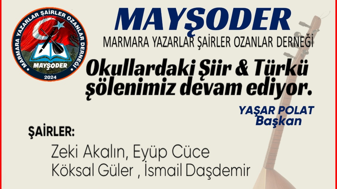 ŞİİRLERLE TÜRKÜLERLE AŞIKLARLA OZANLARLA EDEBİYAT ŞÖLENİ